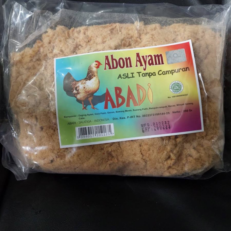 

Abon Ayam Abadi Manis 100gr (repack)