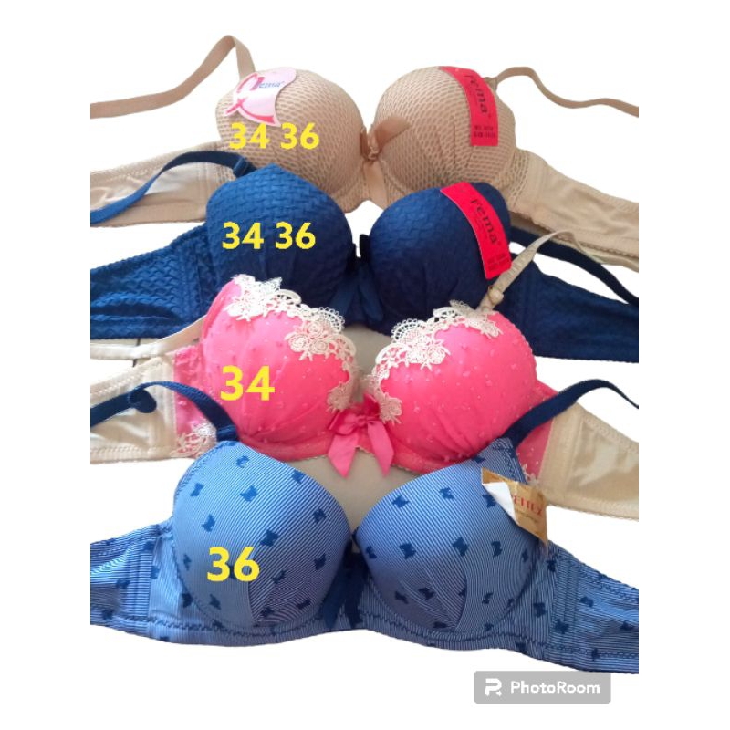 Bra import mrek fema/BH renda spon tebal size 34 /38/Bra fema kawat busa tebal/bra fema 942/bra fema
