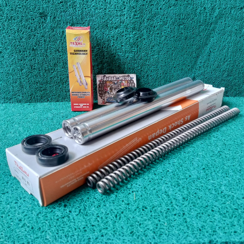 PAKET LENGKAP AS SHOCK DEPAN MIO M3 PLUS SEAL SHOCK OLI SHOCK PER SHOCK DEPAN MIO M3 THALLAND