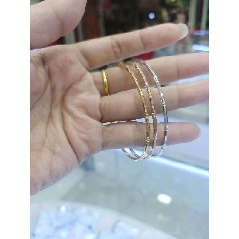 gelang tangan keroncong 3 warna terbaru mas asli fashion