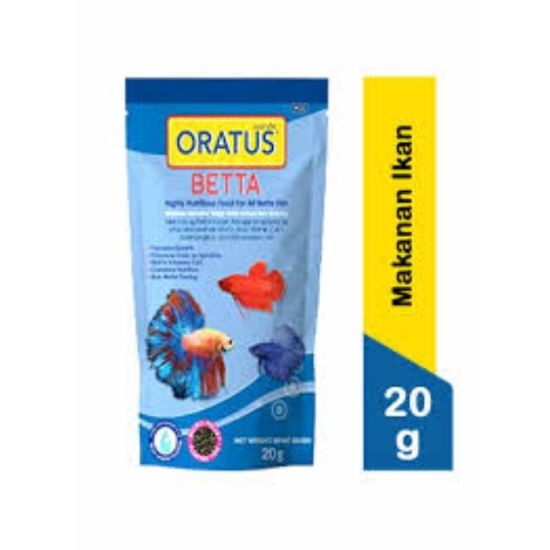 ORATUS BETTA Makanan Ikan 20g
