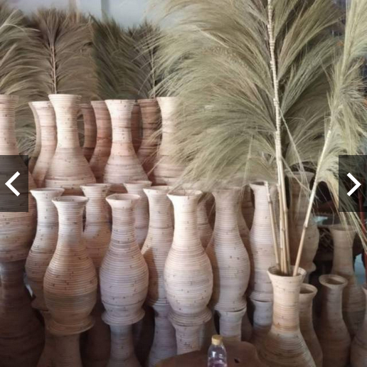 Vas Guci Rotan Asli Tinggi 70 Cm