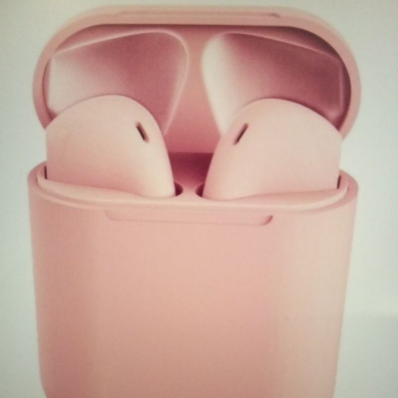 headset bluetooth duo pink