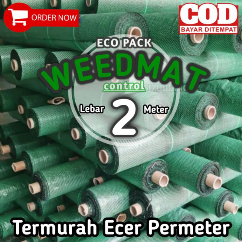 Weedmat Lebar 2 meter / weedmat control green house / terpal green house