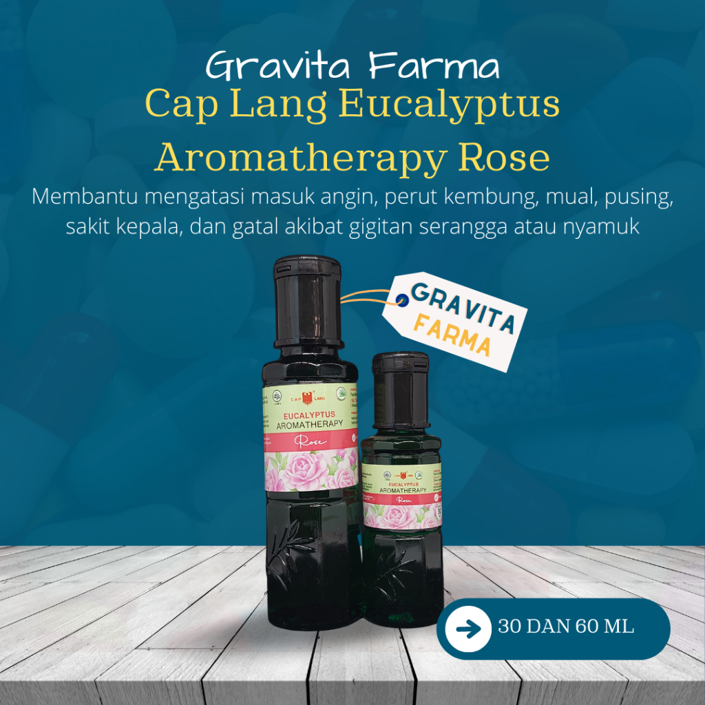 Minyak Kayu Putih Aromaterapi Cap Lang Aroma Theraphy - ROSE