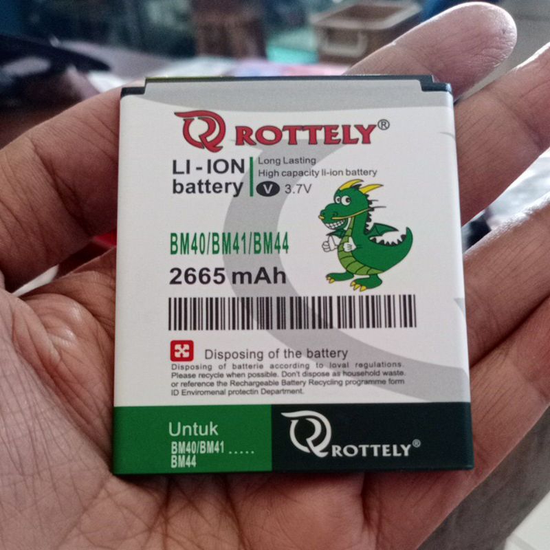 BATERAI XIAOMI BM40/BM41/BM44 DOUBLE POWER ROTTELY