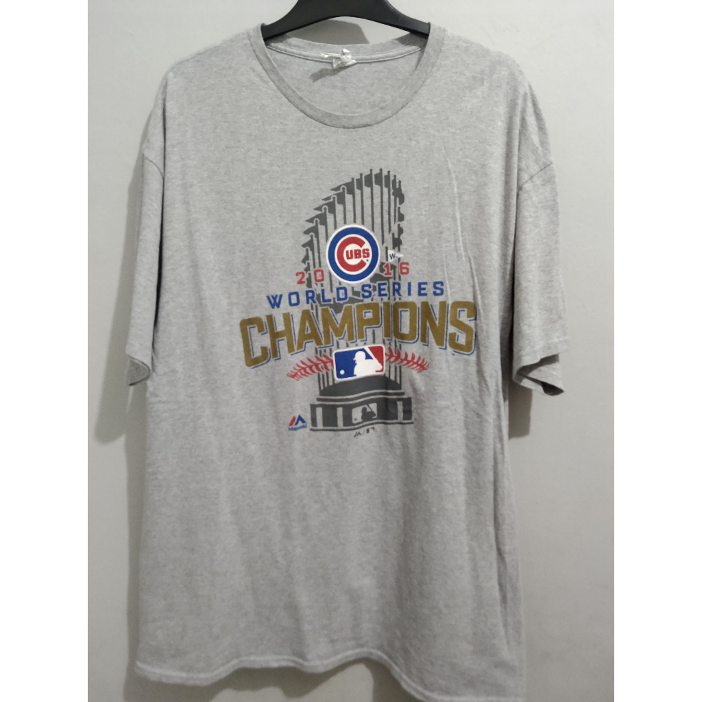 T Shirt MLB Chicago Cubs World Series Championship 2016