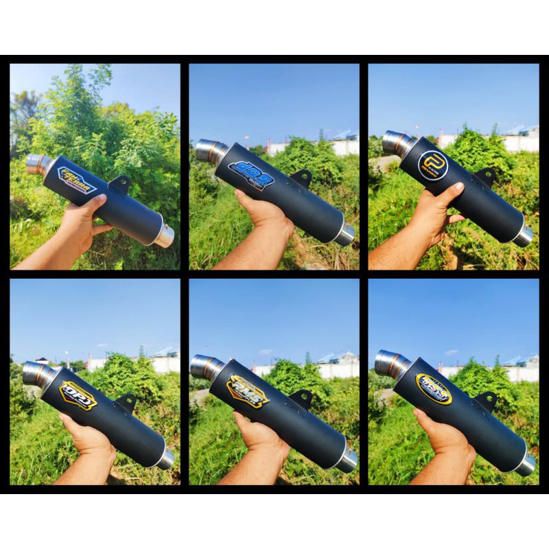 slincer knalpot fantera dos pekajaman bss dpj rms bulat black coating sarful