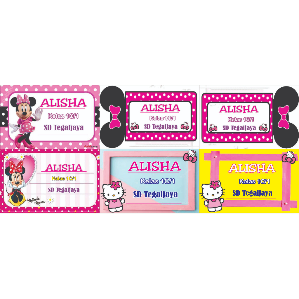 

Stiker nama | Sticker Name Buku