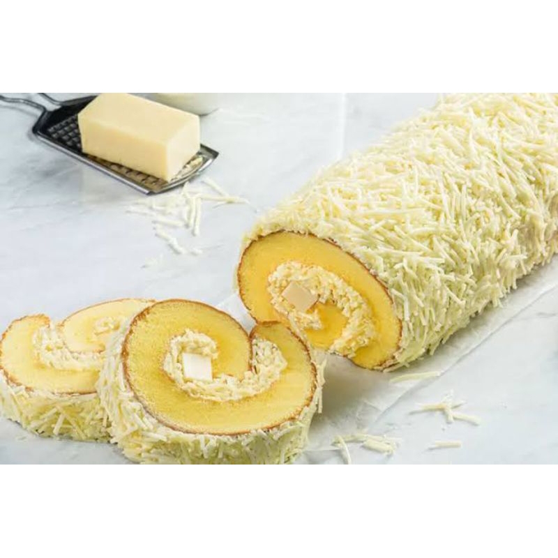 

Bolu Meranti/Bolu Gulung Topping Keju