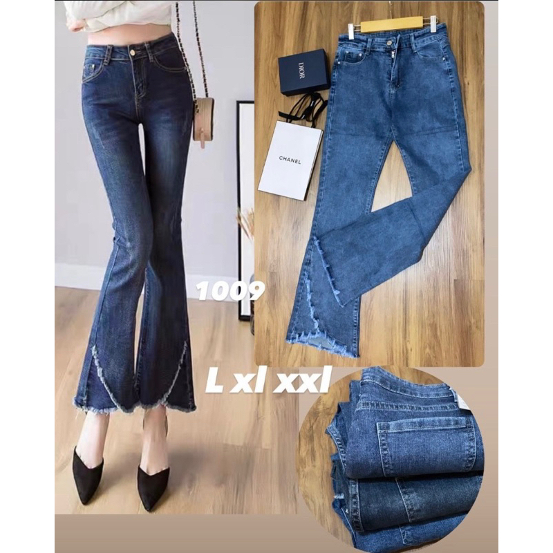 Celana Cutbray Import/Celana Jeans Wanita Kuyifei/L30