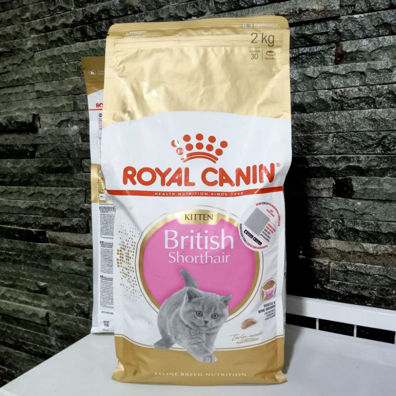 Royal Canin British Kitten 2kg - makanan kucing rc british kitten