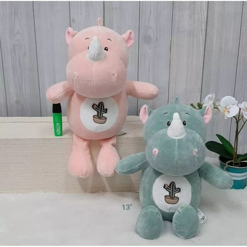 Boneka Badak Bercula