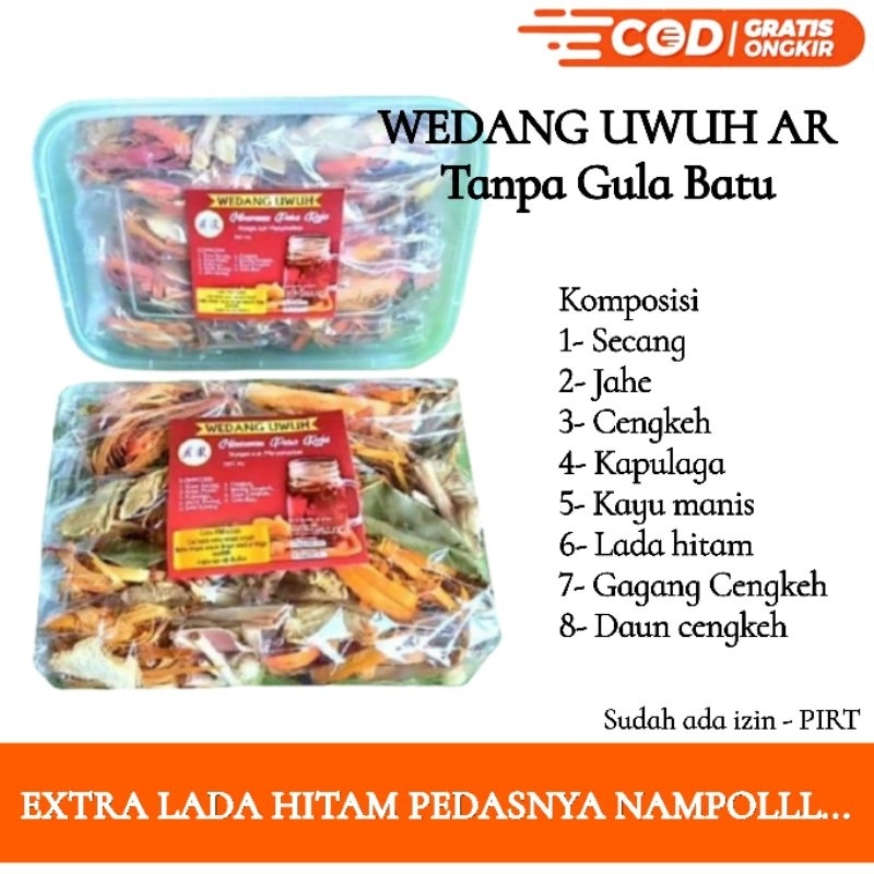 

RL [GROSIR] WEDANG UWUH AR KOMPLIT TANPA GULA BATU
