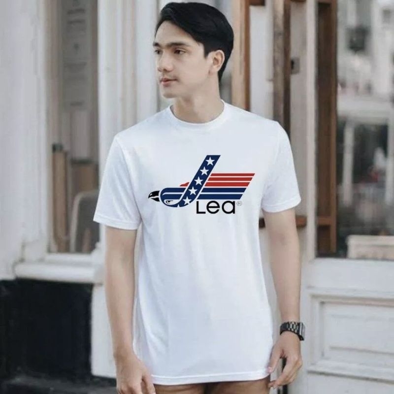 KAOS PRIA - KAOS PRIA LENGAN PENDEK - KAOS LEA - KAOS PRIA MURAH - KAOS POLOS