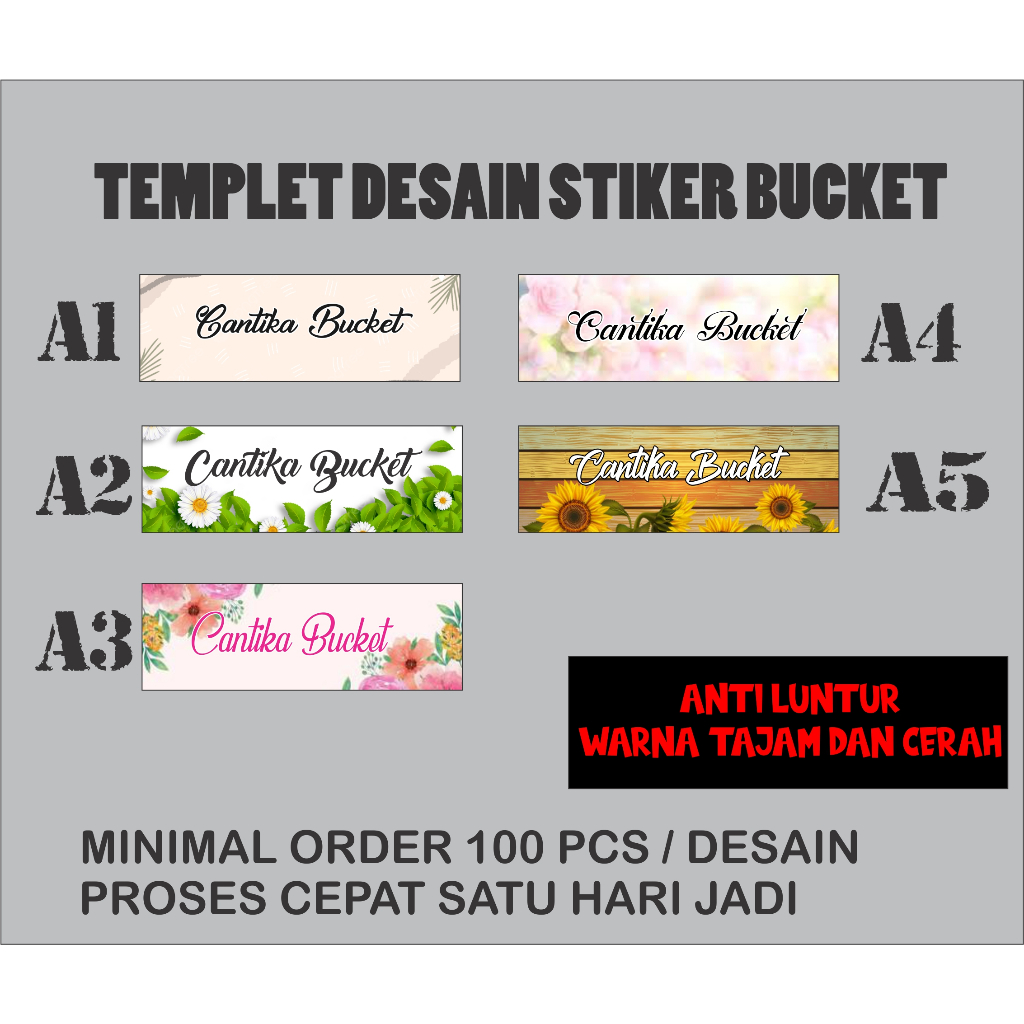 

STIKER BUCKET STIKER PRODUK STIKER KEMASAN STIKER COSTUM