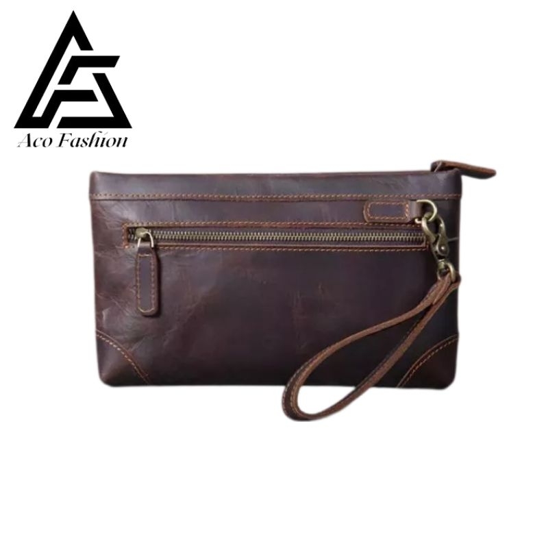 Tas tangan pria kulit asli - Tas Tangan kulit pria - Handbag Kulit Unisex - Handbag kulit asli wanit