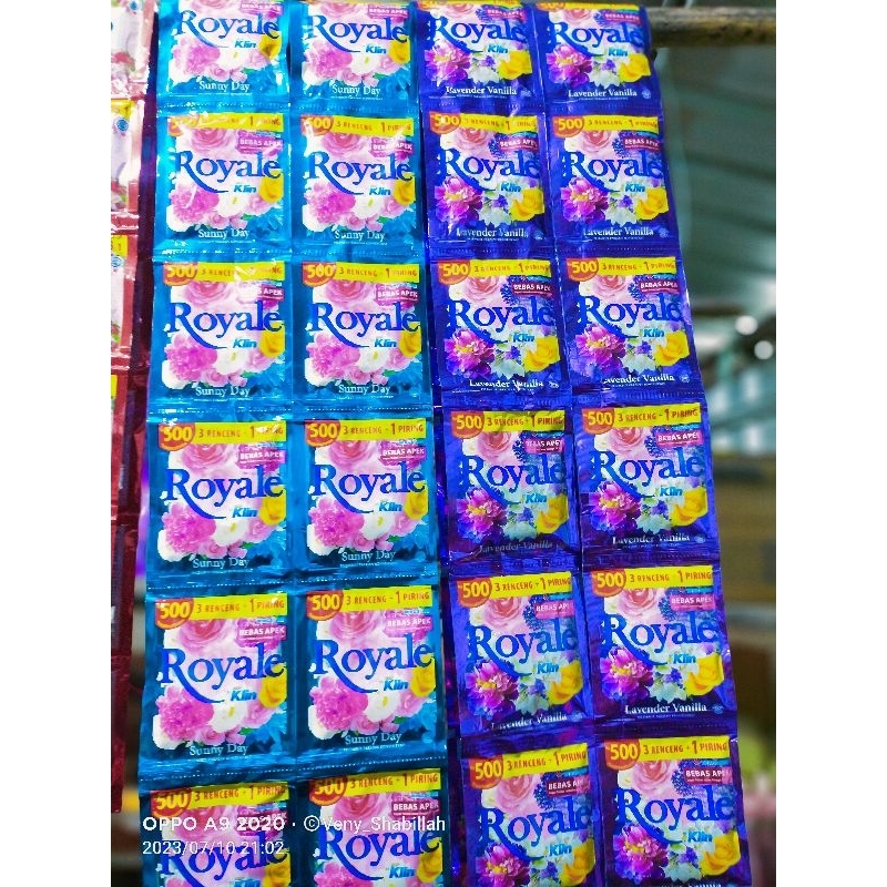 PEWANGI ROYAL RENCENG FREE PIRNG DAPAT 3 RENTENG (36 SACHET)