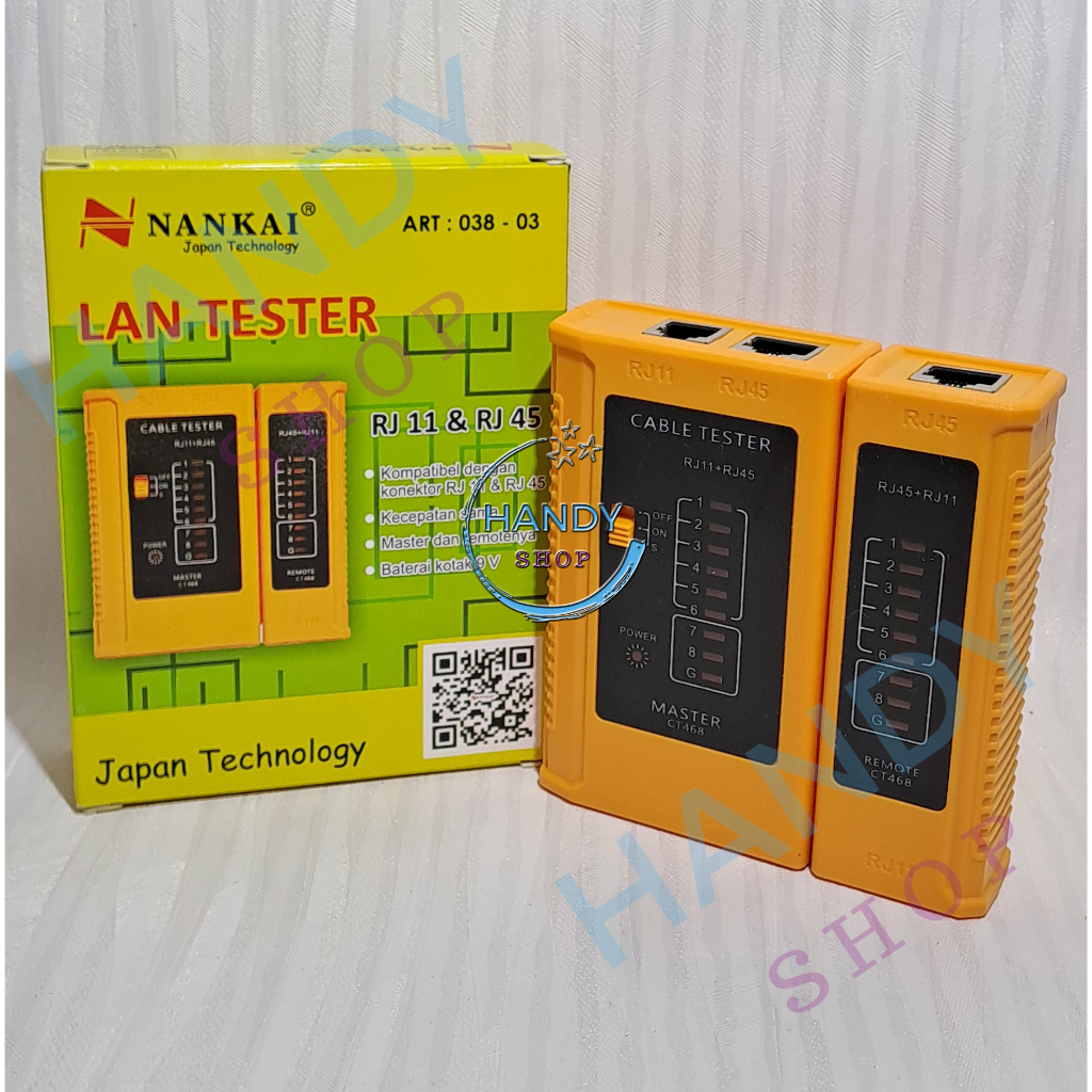 KABEL LAN TESTER/LAN TESTER RJ-45 - NANKAI