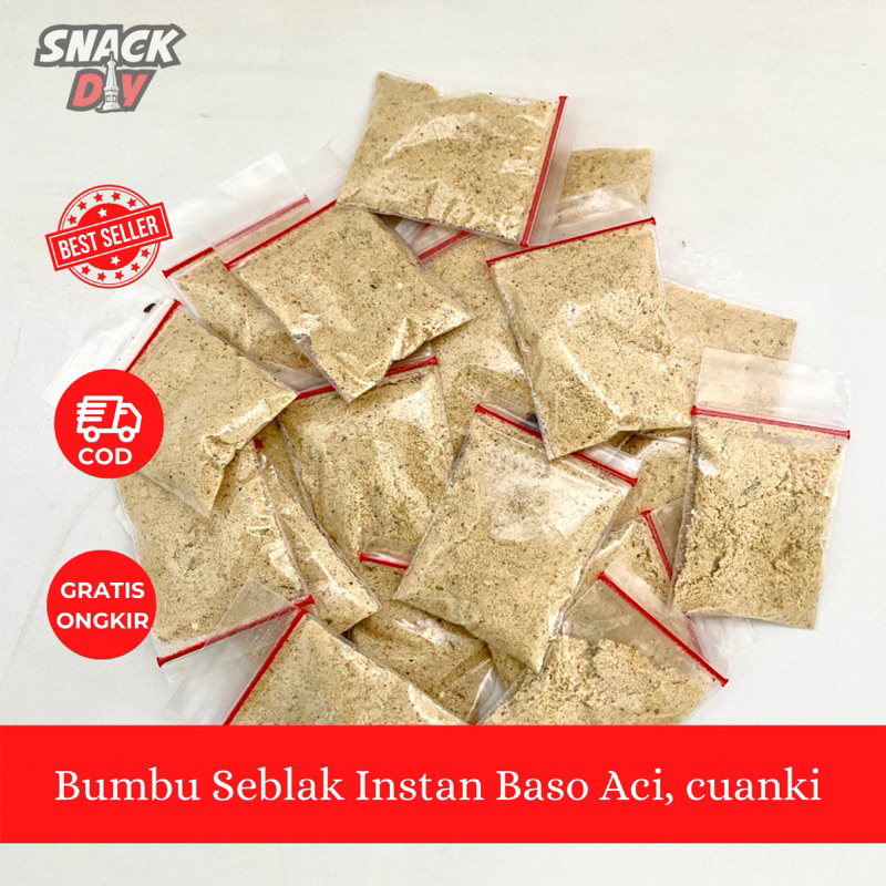 

Bumbu Seblak Instan / Bumbu Baso aci / Bumbu Cuanki Instan