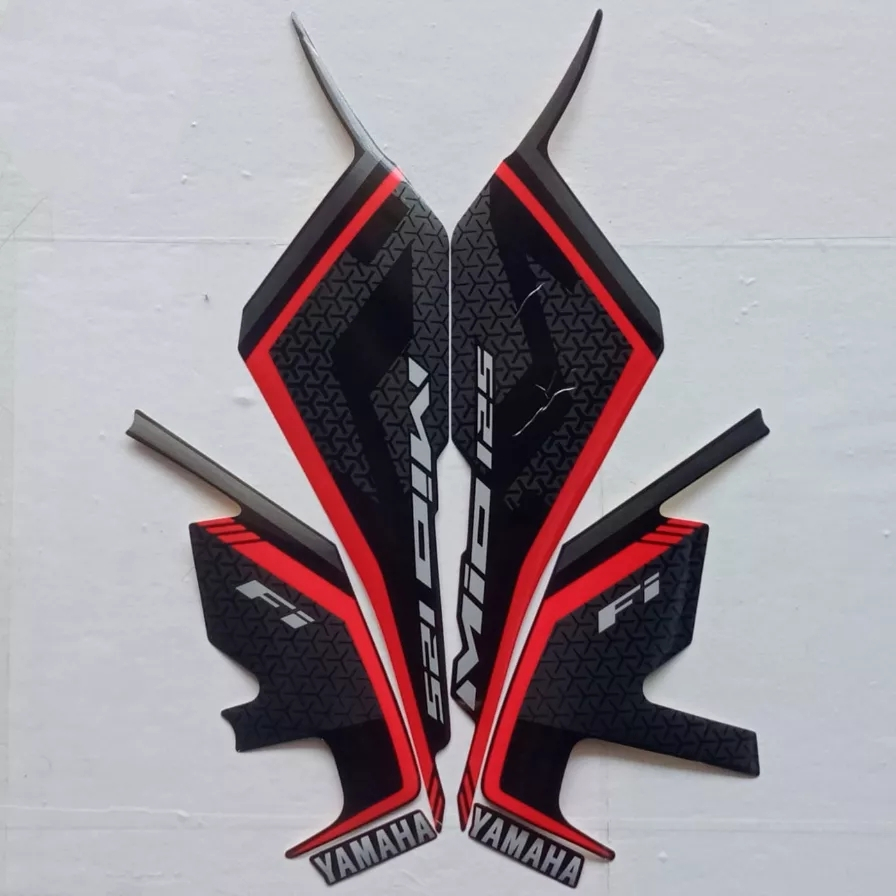 stiker striping yamaha mio m3 125 2020 2021 hitam lis body standar original