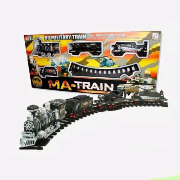

MA-Train MA Unik Train Berkualitas / set Track - Play Mainan Military Kereta Train