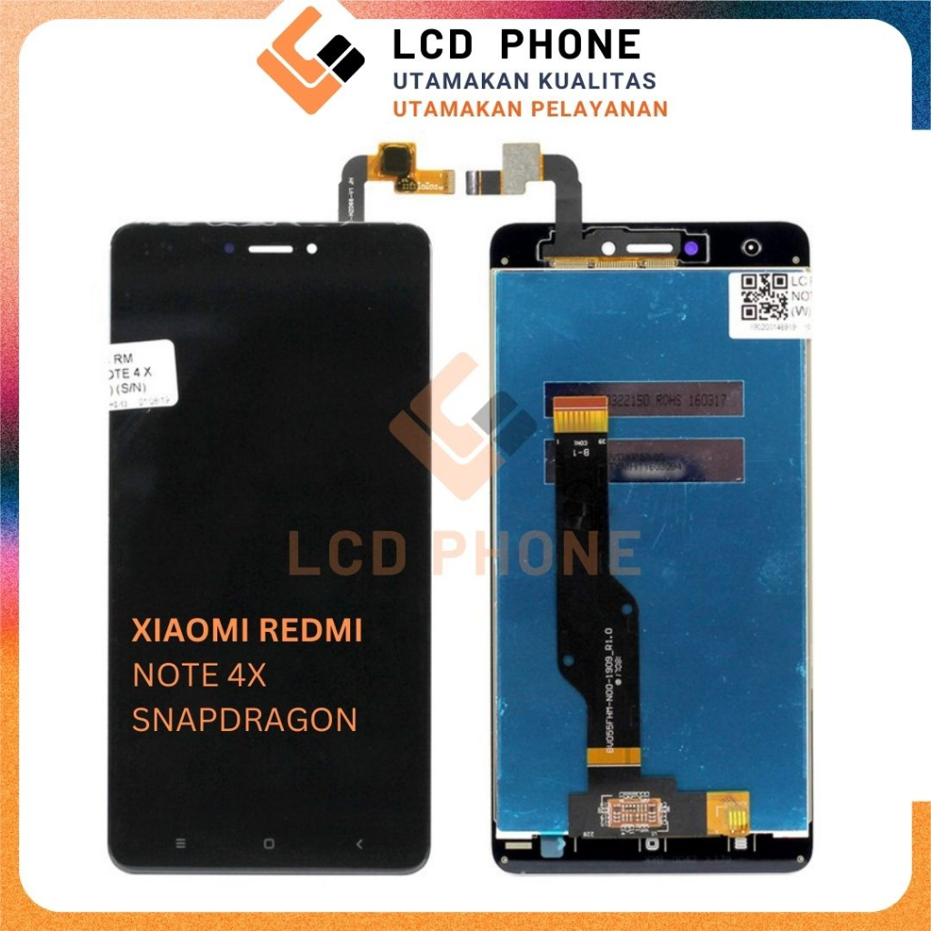 LCD Touchscreen Xiaomi Redmi Note 4X Snapdragon ORI FULLSET