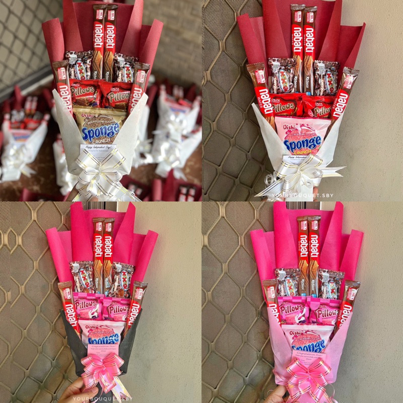 

BUKET SNACK KADO WISUDA ULANGTAHUN HANDBOUQUET SNACK