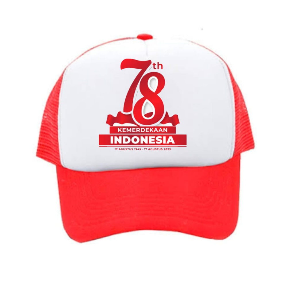 TOPI TRUCKER / JARING TERMURAH SPESIAL HARI KEMERDEKAAN REPUBLIK INDONESIA 17 AGUSTUS