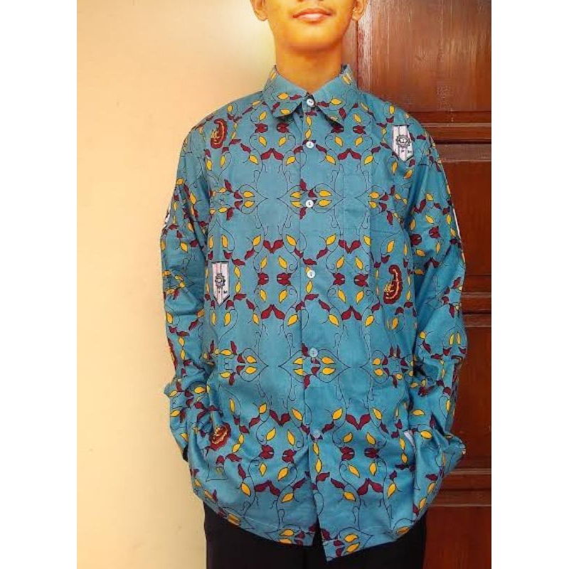 Baju Batik IPM Pelajar Muhammadiyah Sekolah SMA SMK Madrasah Muhammadiyah kain katun prima