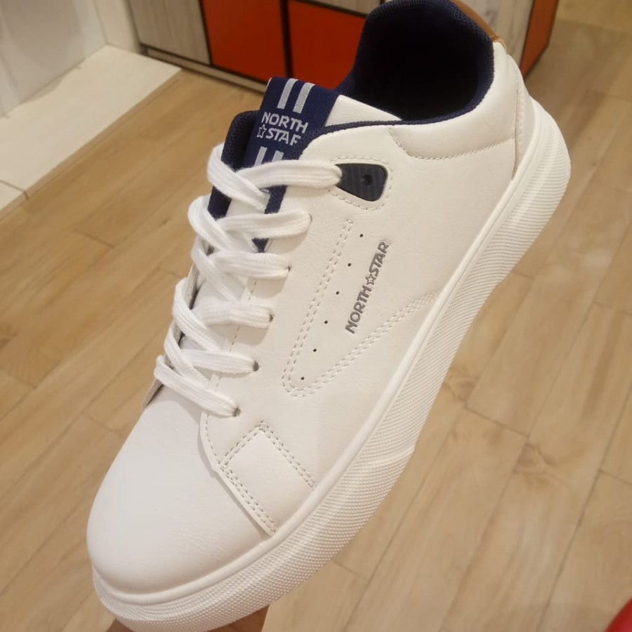 North Star Sepatu SneakersPria Putih Anti Bacterial