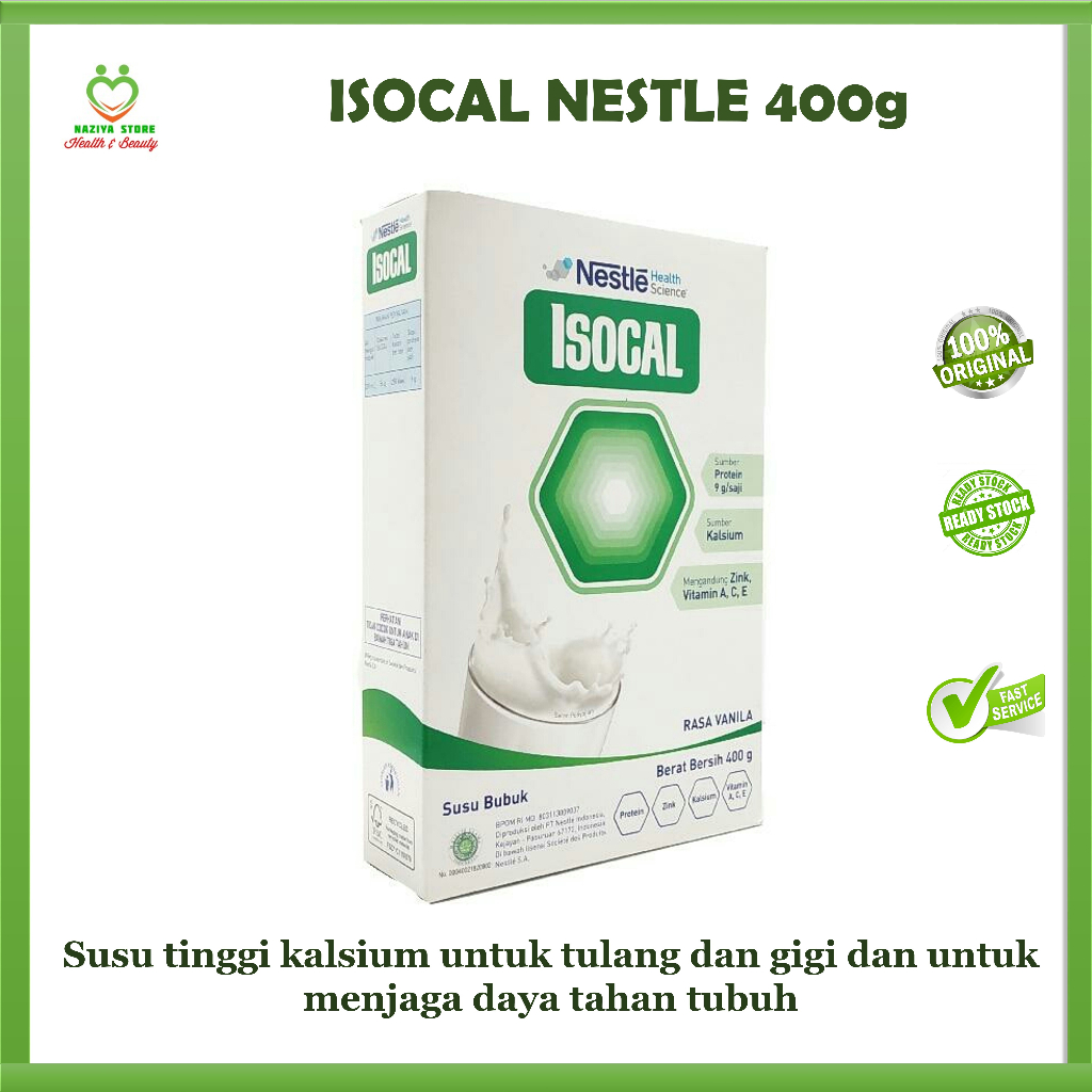 

ISOCAL Nestle 400 gram Susu Nutrisi Pasien Pada Masa Perawatan Dan Masa Pemulihan