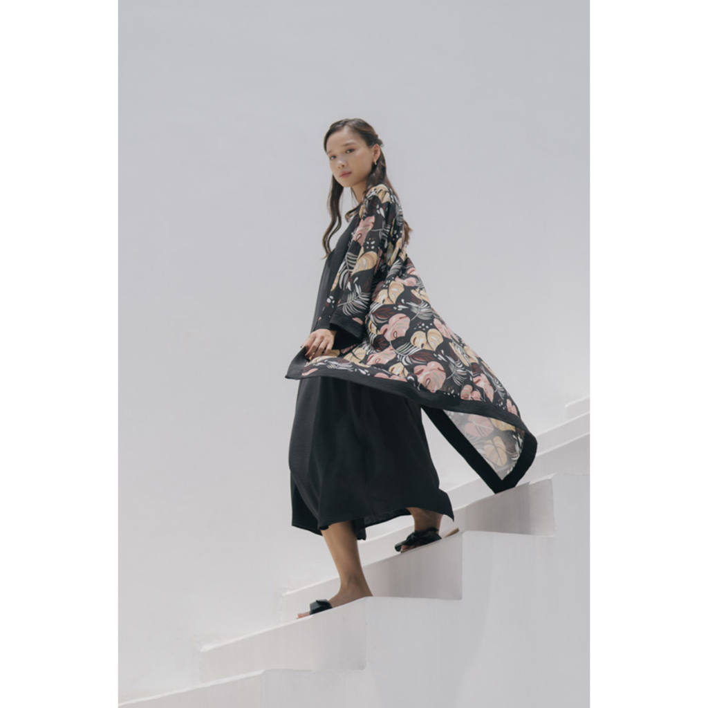 REMI - Dalia Outer | Outer Motif Bunga Bunga Wanita