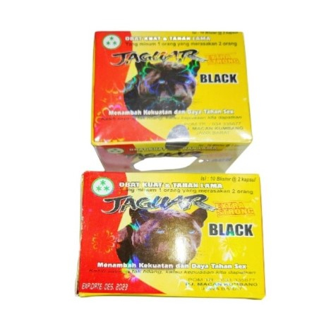 OBAT HERBAL JAGUAR BLACK KAPSUL DUS ORIGINL100%//Zalomart.id