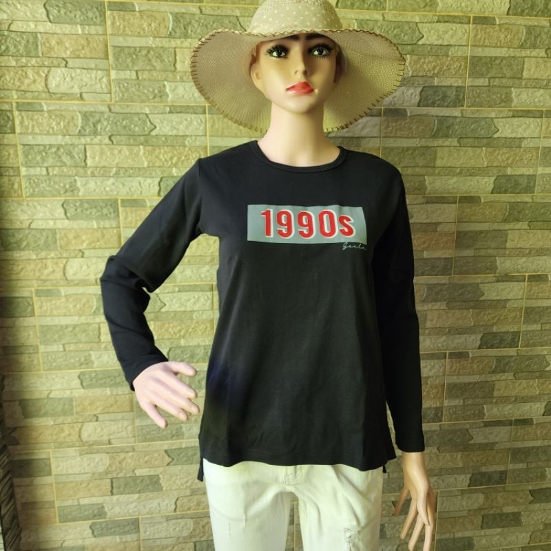 ATASAN KAOS TSHIRT HITAM GEELA ORI MURAH
