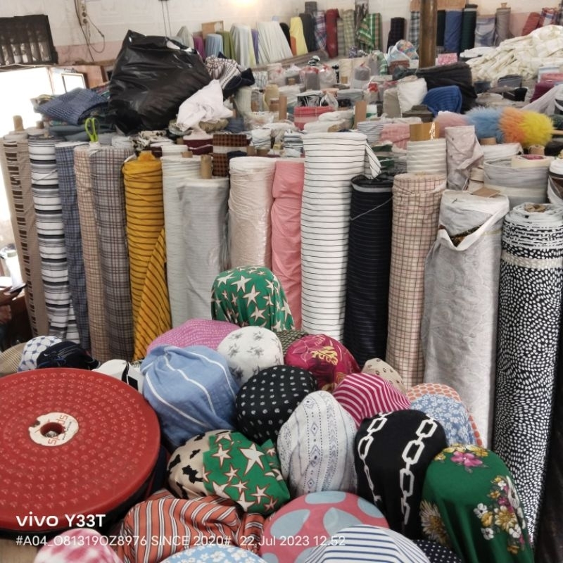 HARGA/0,5 M | KAIN KATUN JEPANG - KATUN JAPAN - KATUN IMPORT KAIN KEMEJA KATUN PREMIUM - KATUN GARIS