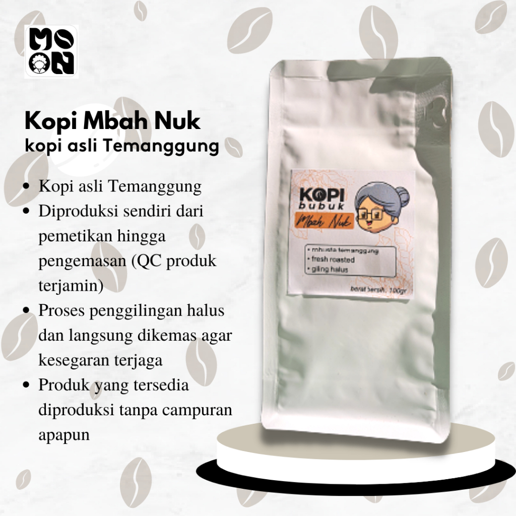 

Kopi bubuk Mbah Nuk | Kopi Robusta Asli Temanggung