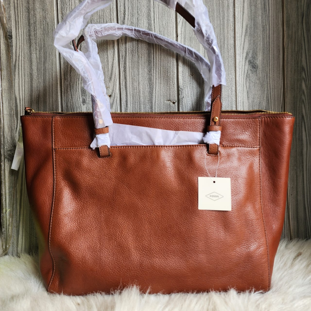 Tas rachel tote bag leather brown (seri bru no key)