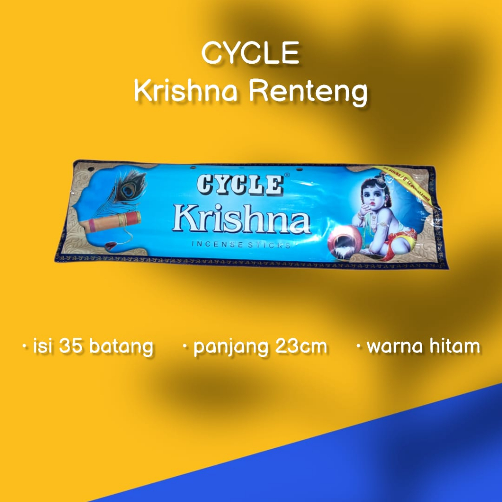 Per Renteng Dupa Krishna isi 6 Pack Hio By Cycle India Khusus Grosir