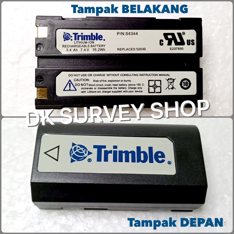 BATTERY TRIMBLE 54344 - BATERAI TRIMBLE 54344 UNTUK GPS 5700 5800 R6 R7 R8 REPLACES 52030