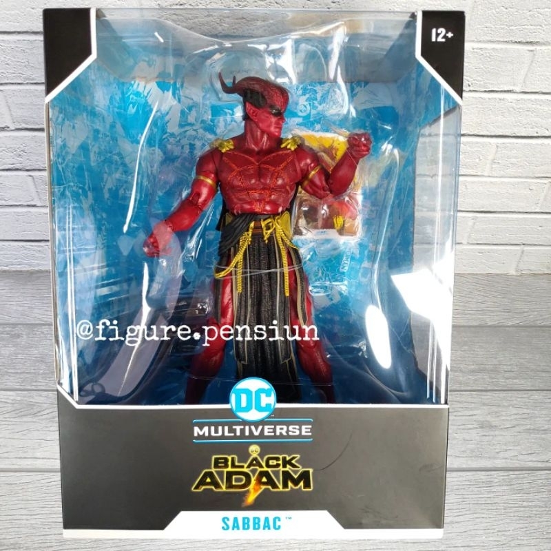 DC MULTIVERSE MCFARLANE SABBAC MEGAFIG BLACK ADAM MOVIE ACTION FIGURE
