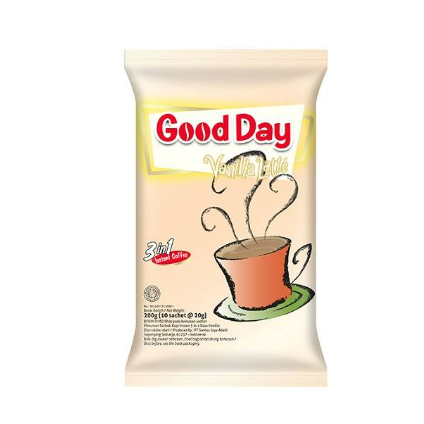 

GOOD DAY 3IN1 Kopi Instant VANILLA LATTE ISI 10 SACHET X 20 GR - KOPI