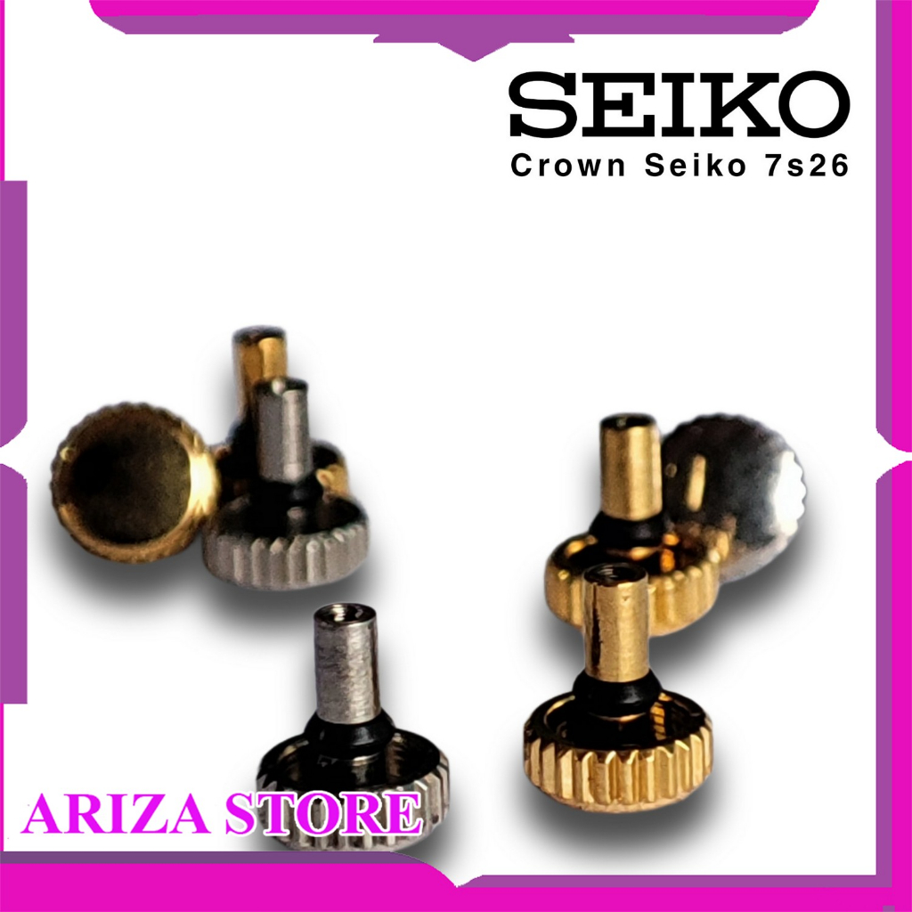 KNOP KENOP CROWN JAM TANGAN Seiko 7s26 7009 6119 6309 Crown Seiko