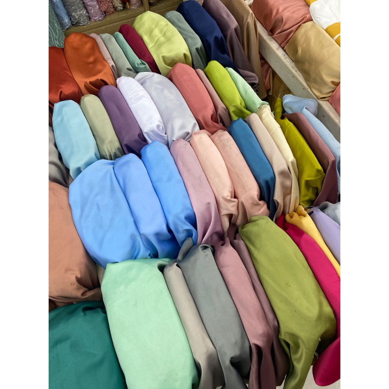 (SATIN velvet OBRAL) / bahan roberto junior velvet / kain satin murah