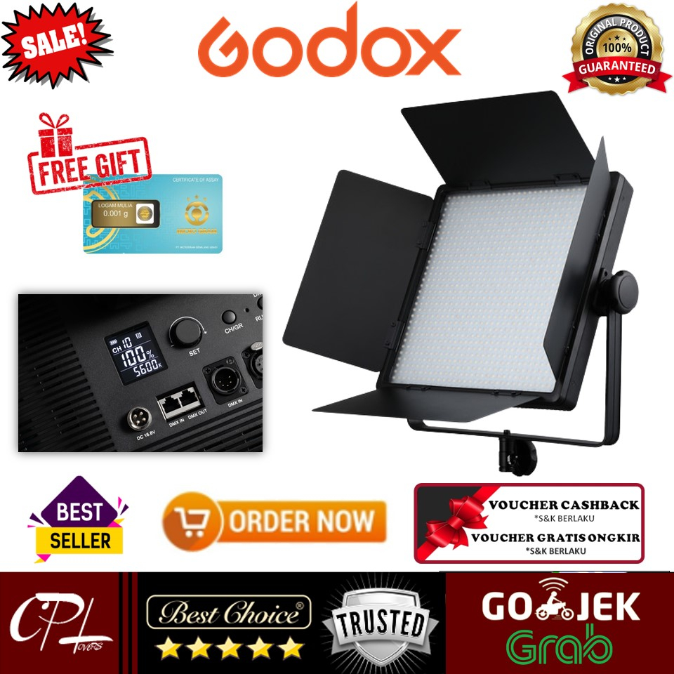 Godox LED 1000Bi II Bi-Color Video LED Light Panel
