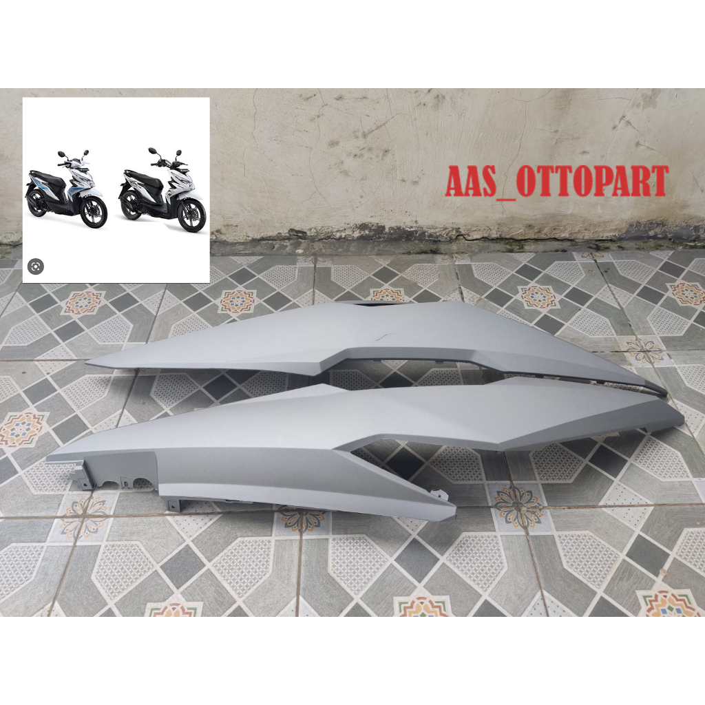 Body Samping Beat ECO / BEAT STREET / BEAT FI ESP 2017-2019 Warna Abu-abu/Silver Termurah