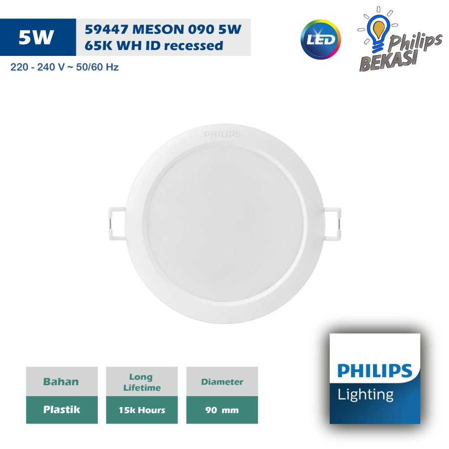 Philips Lampu Downlight 5 Watt LED 59447 Meson