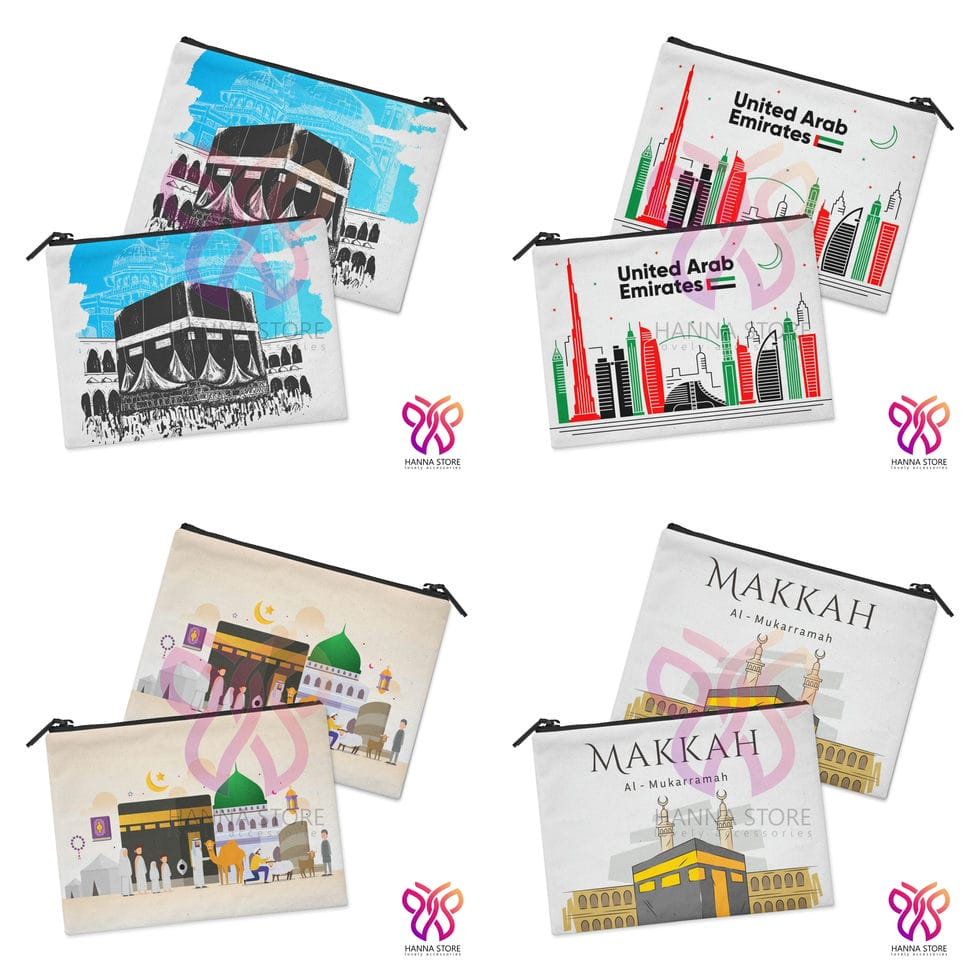 Tas Dompet Pouch Oleh Oleh Arab mekah Haji Saudi
