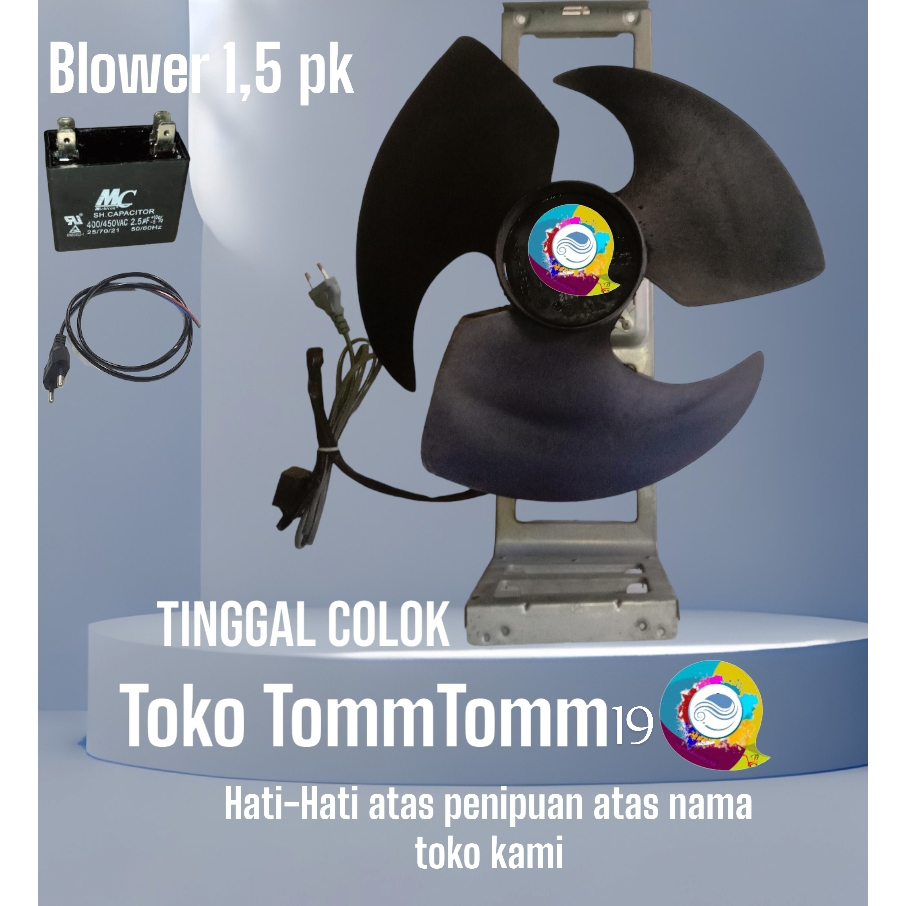 kipas angin blower ac / kipas angin bekas outdoor ac bisa exhoust 1, 5 pk baling besar