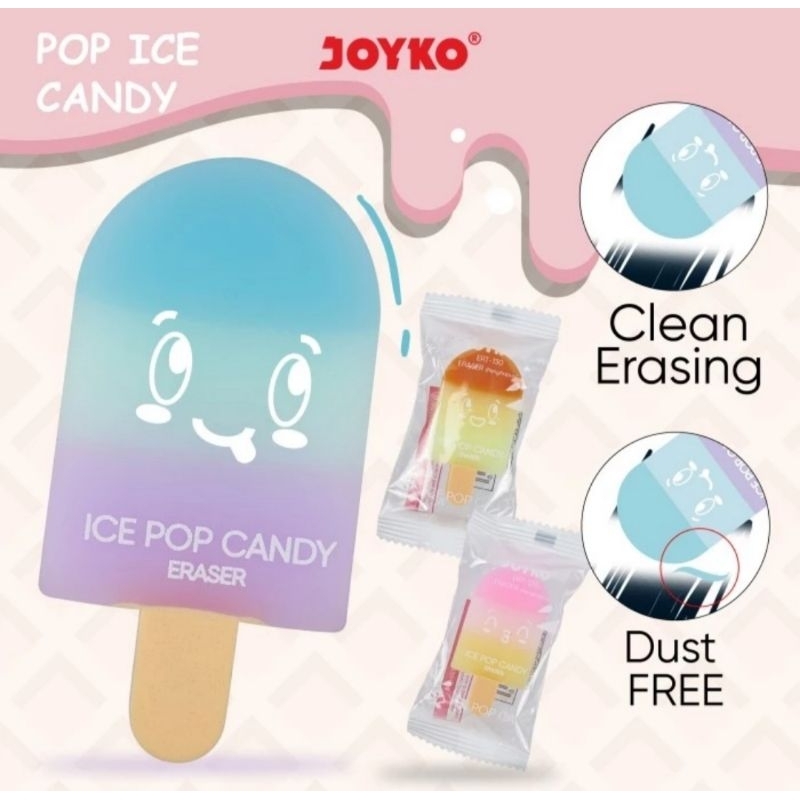 

Penghapus Pensil Joyko ERT-130 Pop Ice Candy